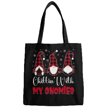 Discover Friends Christmas Red buffalo plaid Chillin With Bags