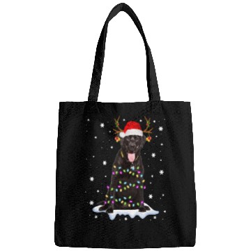 Discover Black Lab Labrador Christmas Tree Light Pajama Dog Bags