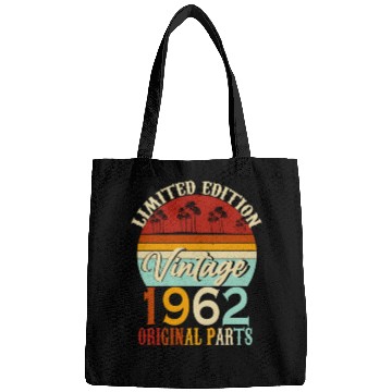 Discover 1962 Born Vintage Birthday Retro Bags