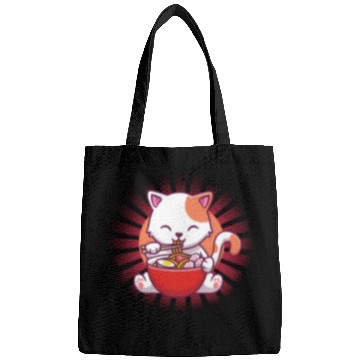 Discover Cat Eating Ramen Bags