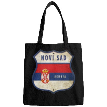 Discover Novi Sad Serbia coat of arms flag design Bags