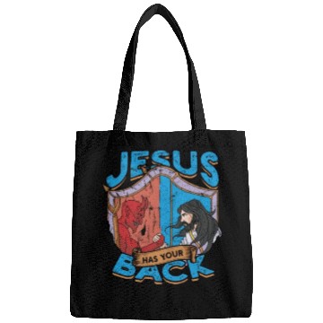 Discover Jesus has your back - jesus Bags