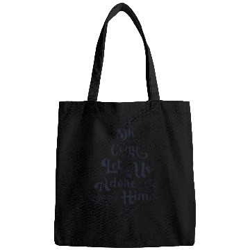 Discover Oh Come Let Us Adore Him Jesus Family Christian Bags