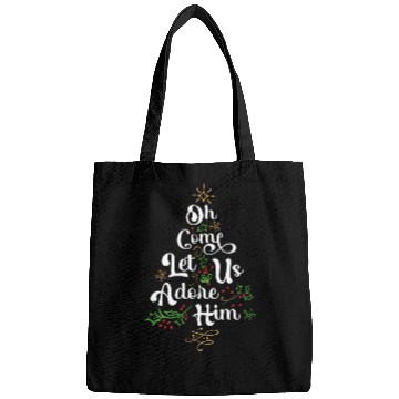 Discover Oh Come Let Us Adore Him Jesus Family Christian Bags