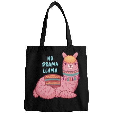 Discover Llama Funny No Drama Llama Lover Bags