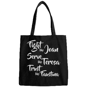 Discover Catholic Saints Joan Teresa Faustina Bags