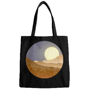Discover Nightscape with full moon Bags