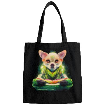 Discover chihuahua buddhist monk, shut up! Bags