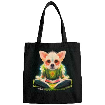 Discover buddhist chihuahua Bags