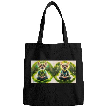 Discover buddhist chihuahua Bags