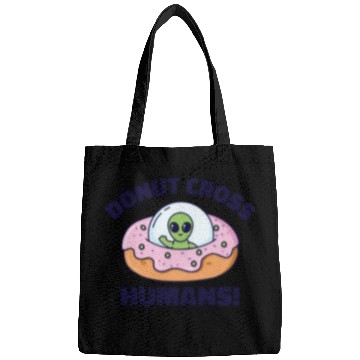 Discover Space Area 51 Donut UFO Cute Alien Head Bags