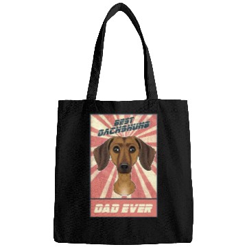 Discover Best Dachshund Dad Ever I Wiener Dog Lover Bags