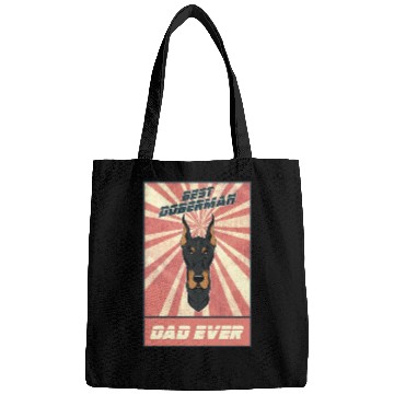 Discover Best Doberman Dad Ever I Doberman Lover Bags