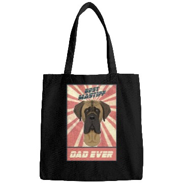 Discover Best Mastiff Dad Ever I Mastiff Lover Bags