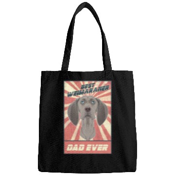 Discover Best Weimaraner Dad Ever I Weimaraner Lover Bags