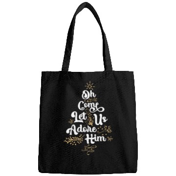 Discover Oh Come Let Us Adore Him Religious Jesus Bags