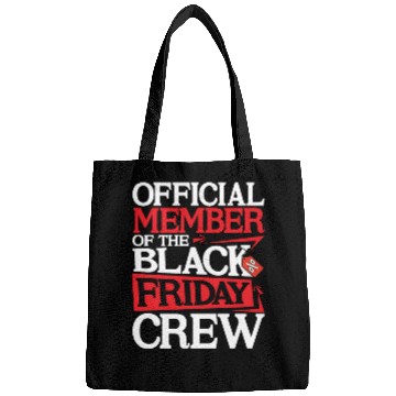 Discover Official Member Of The Black Friday Crew Bags