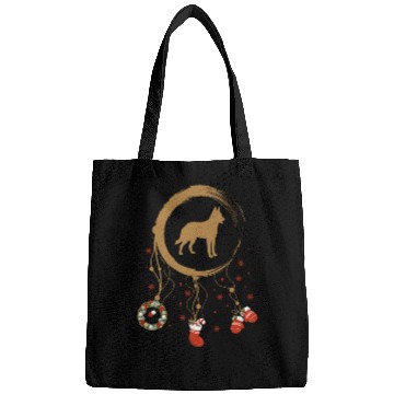 Discover dog dreamcatcher Christmas Belgian Malinois Bags