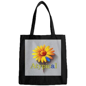 Discover Colorful flower, atypical or neurodivergent Bags