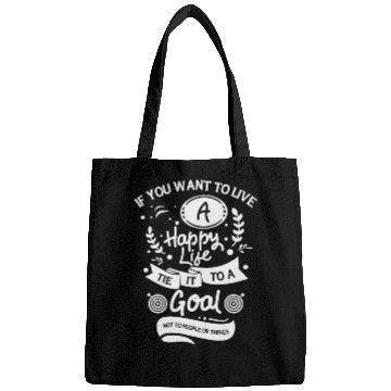 Discover Goal Life Quotes Happy Positive Message Bags