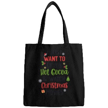 Discover Drink Hot Cocoa And Watch Christmas Movies Cute Bags
