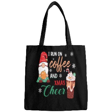 Discover I RUN ON COFFEE AND CHRISTMAS CHEER Bags