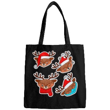 Discover Christmas Deer Sticker Pack Bags