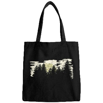 Discover Dark Forest Nature Winter Vintage Bags