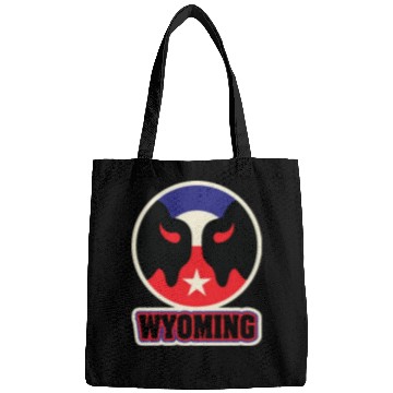 Discover US States WYOMING Bags