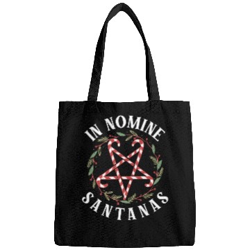 Discover Candy Cane Pentagram Funny Christmas Bags