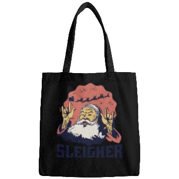 Discover Heavy Metal Santa Sign of the Horns Bags