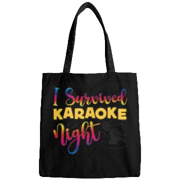 Discover Karaoke Singer 80s Retro I Bags