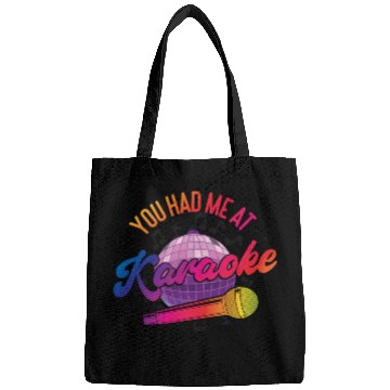 Discover Karaoke Singer 80s Retro Disco Bags