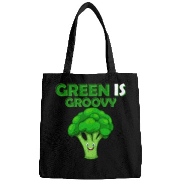 Discover Green Is Groovy Vegetable Broccoli Bags