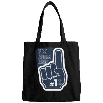 Discover I'm number 1 affirmation Bags