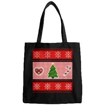 Discover Christmas trilogy - red Christmas Bags
