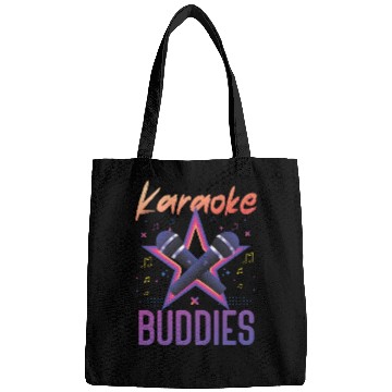 Discover Karaoke Singer Friends Besties 80s Bags