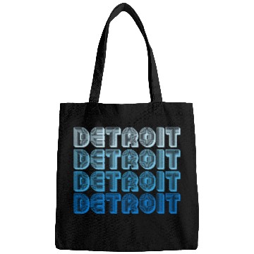 Discover Retro Detroit Michigan Bags