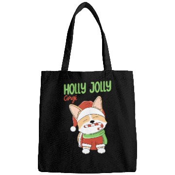 Discover Holly Jolly Corgi Bags