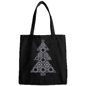 Discover Christmas tree from snowflakes gift idea Bags