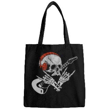 Discover Halloween Guitar Player Skeleton Music Bags