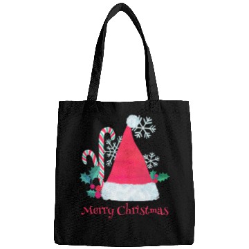 Discover Santa Hat and Candy Canes for Christmas Bags