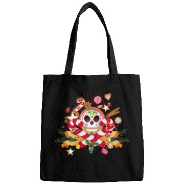 Discover Gingerbread man Sugar Skull decor for Christmas Bags