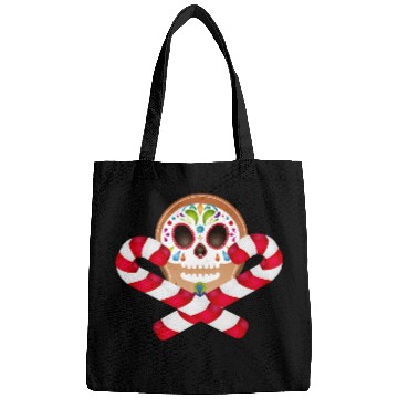 Discover Gingerbread man Sugar Skull decor for Christmas Bags
