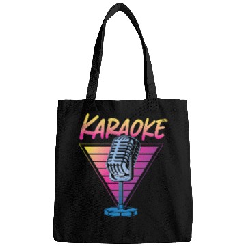 Discover Karaoke Singer Retro 80s 90s Bags