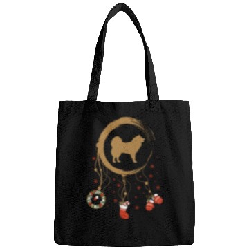 Discover dog dreamcatcher Christmas Eurasier Bags