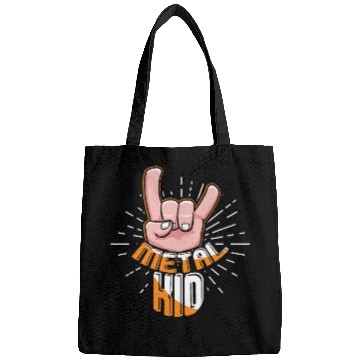 Discover Rock Hand Metal Kid Music Lover Rocker Rock Sign Bags