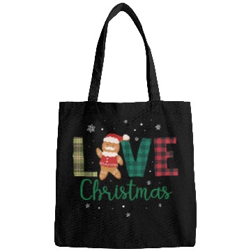 Discover Gingerbread Santa Christmas Lover Bags