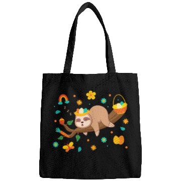 Discover Sleepy Sloth Easter Decorations Holiday Season Bags