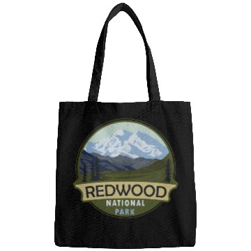 Discover Cool Vintage Retro Redwood National Park Mountain Bags
